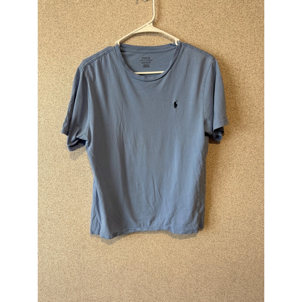 Polo‎ Ralph Lauren Kids Boys Blue Short Sleeve Pony Logo T-Shirt Size L 14-16
